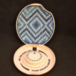 antique quilt pattern embroidery in birth control containers