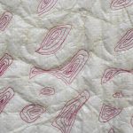 briena harmening trapunto style quilted tarp with glow in the dark thread